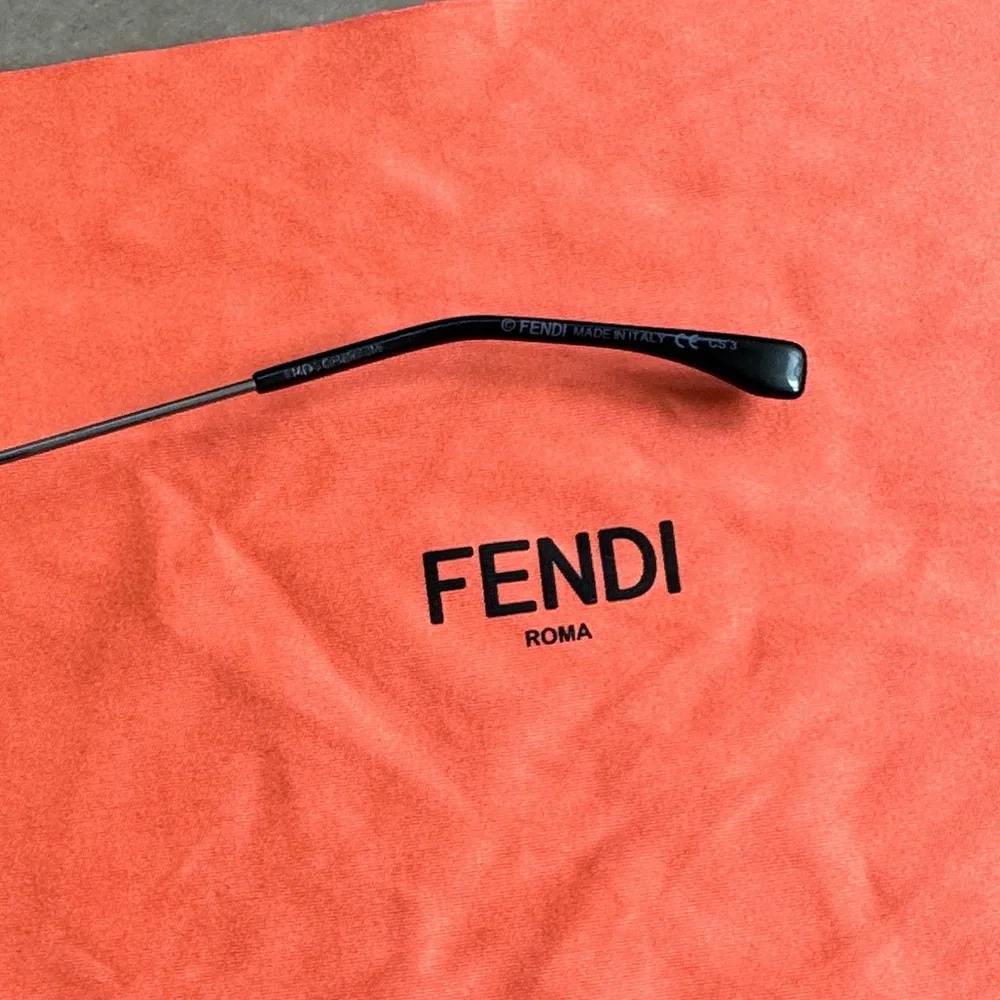 FENDI Round Cat-Eye Rim Sunglasses – Made in Italy ✨ - Picture 10 of 16